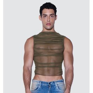 Salt Murphy “Osiris Olive” Top NEW & NEVER WORN